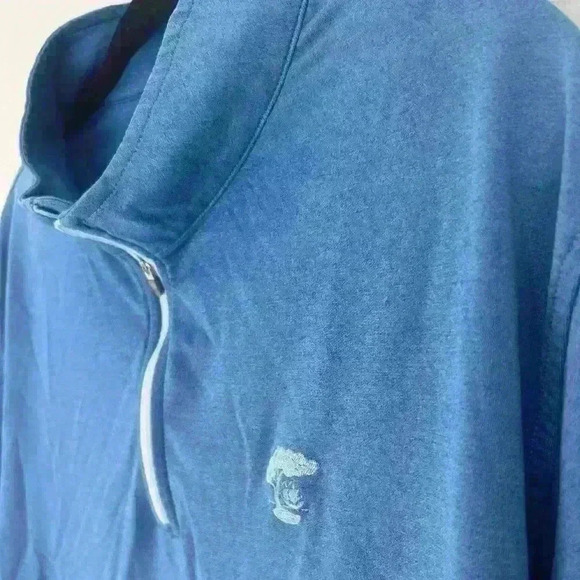 Peter Millar Men’s 1/4 Zip Golf Pullover Blue Performance Size XXL - Picture 3 of 6
